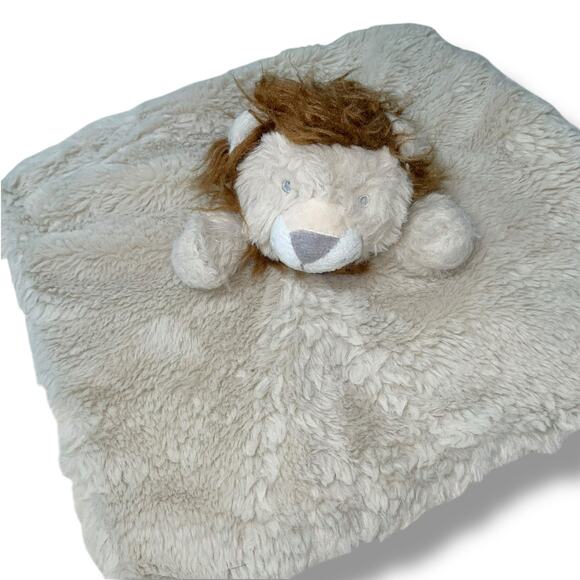 Cloud Island Lovey Lion Security Blanket Plush Stuffed Animal Satin Brown 14" - Picture 8 of 13